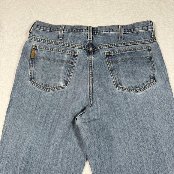 Cinch‎ Jeans Mens 35x32 Blue Denim Straight Leg RMCC-1622-C Western Distressed - Picture 9 of 16